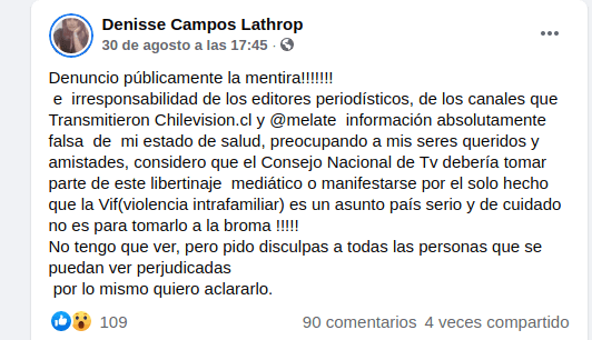 Denisse Campos Facebook