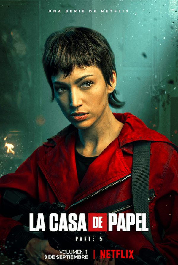 Estos son los personajes de la quinta temporada de La Casa de Papel: Silene Oliveira, Tokio – Interpretada por Úrsula Corberó.
