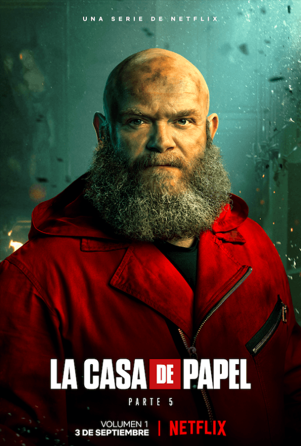 Estos son los personajes de la quinta temporada de La Casa de Papel:Mirko Dragic, Helsinki – Interpretado por Darko Perić.