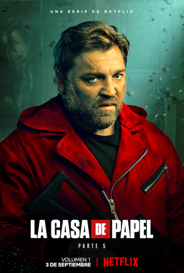 Estos son los personajes de la quinta temporada de La Casa de Papel:Bogotá – Interpretado por Hovik Keuchkerian.