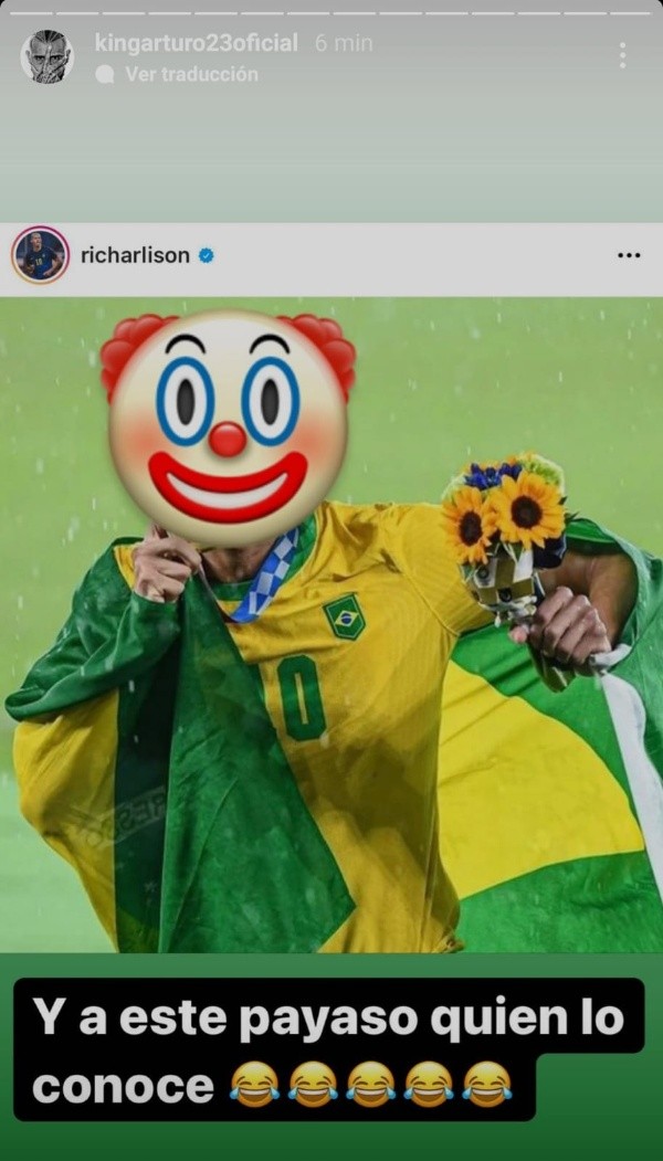 Arturo Vidal y Richarlison