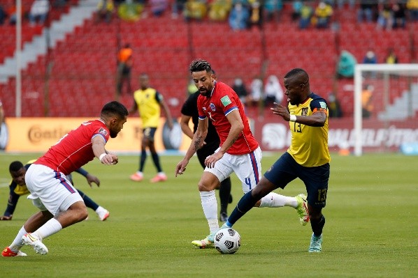 Arturo Vidal queda conforme con el punto ante Ecuador y ya piensa en Colombia. (Foto: Carlos Parra/ANFP)