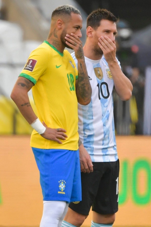 Messi y Neymar no lo podían creer.
