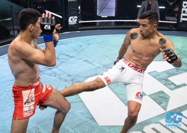 Eduardo Torres rompió su invicto de 11 triunfos y cayó en Combate Global. Foto: Combate Global