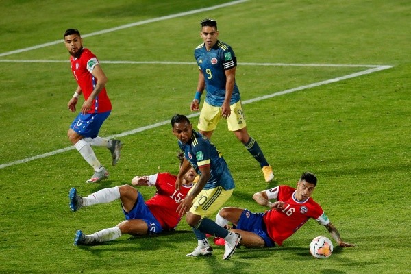 Chile y Colombia empataron en Santiago - Getty