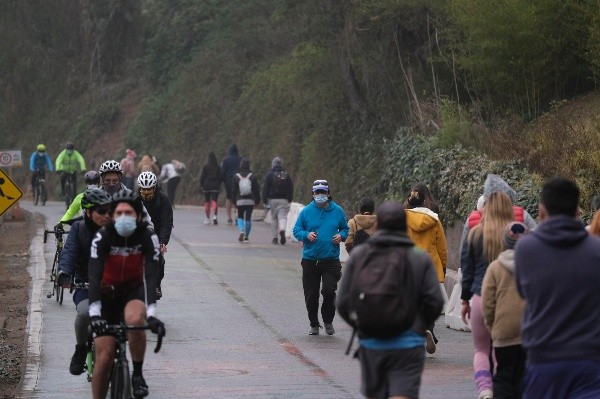 Cerro San Cristobal es de los recintos más transitados. (Foto: Agencia Uno.)