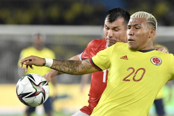 Chile perdió ante Colombia y compromete su opción de cara a Qatar 2022. | Foto: Getty Images