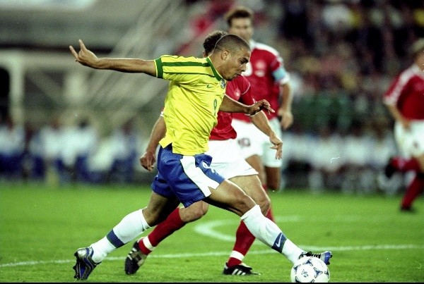 Ronaldo en la Copa del Mundo de 1998 (Getty)