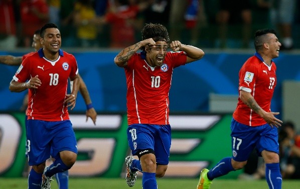 El Mago alentó a La Roja en la previa del choque con Colombia.