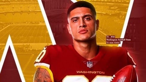 Chileno Sammis Reyes será el primer nacional en jugar la NFL. (Foto: Washington).