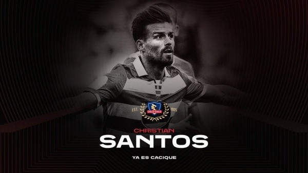 Colo Colo le dio la bienvenida al venezolano Santos