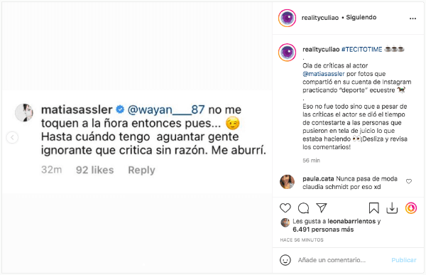 Matías Assler recibe críticas animalistas tras mostrarse jugando polo y responde furioso.(2)