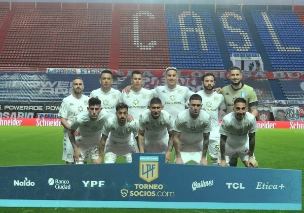 Gabriel Arias y Eugenio Mena fueron titulares. (Foto: @RacingClub)