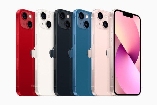 iPhone 13 variedad de colores | Foto: Apple