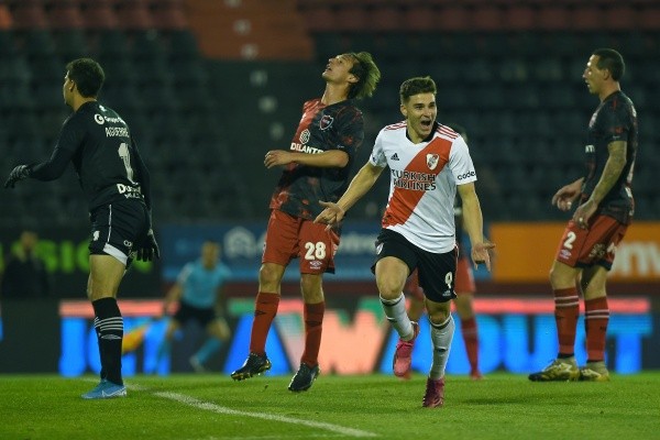 Julián Álvarez fue la figura de River Plate. (Foto: Getty Images)