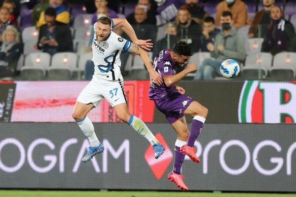 Inter tuvo que dar una dura pelea para llevarse los tres puntos ante Fiorentina. Foto: Getty Images