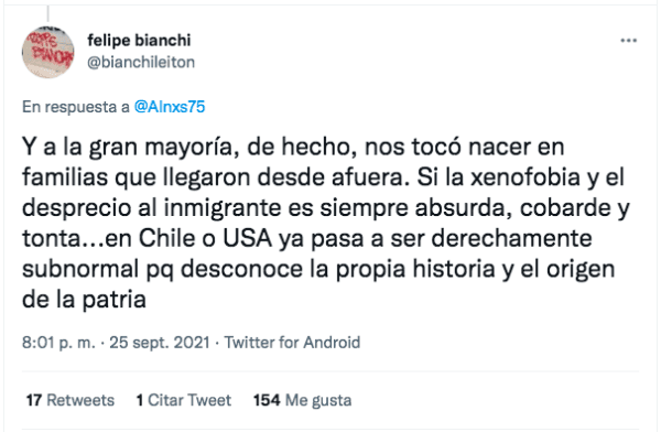 Los descargos de Felipe Bianchi por los ataques a migrantes en Iquique.(3)