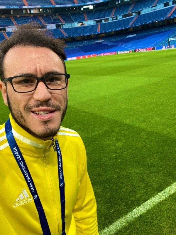 Una postal que compartió Dulanto en sus redes sociales en la previa del duelo ante el Real Madrid. Foto: GDulanto