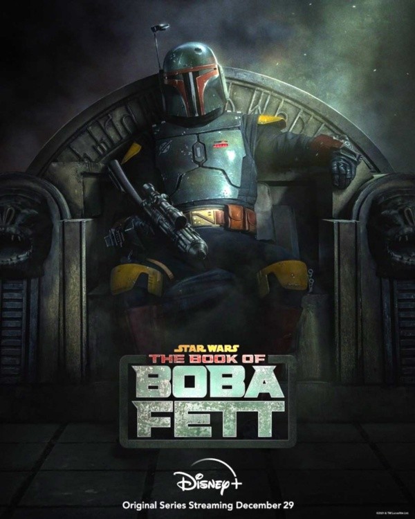 El afiche oficial de    The Book of Boba Fett.
