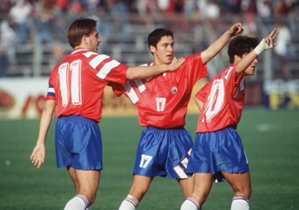 Chile volvió a disfrutar en 1993 de la mano de una generación de jóvenes. Adidas también estuvo presente en aquel hito. Foto: Archivo.