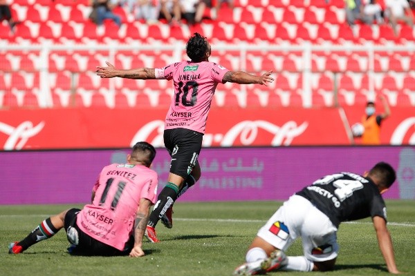 Luis Jiménez llega con gol a las eliminatorias tras el Palestino-Colo Colo.