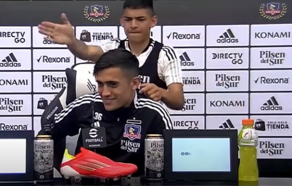 Cruz y Solari sacaron risas al final de la conferencia de este jueves en el Monumental.