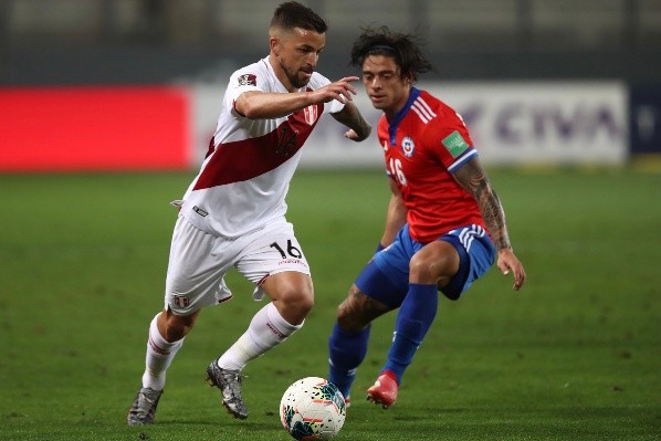 Rodrigo Sepúlveda destacó el aporte de Joaquín Montecinos en su estreno con Chile. El jugador de Audax Italiano silenció la crítica de Martín Lasarte al Campeonato Nacional siendo uno de los mejores de la cancha. Foto: Agenica Uno