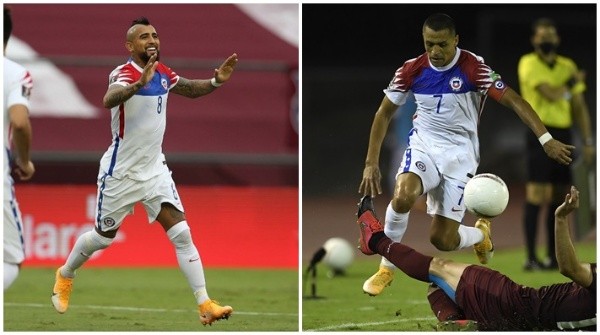 Alexis y Vidal deberán reincorporarse rápidamente al Inter tras la triple fecha de Eliminatorias con La Roja.