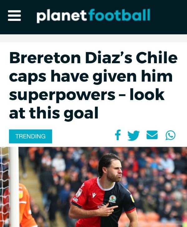 La prensa inglesa publica que Ben Brereton tiene superpoderes