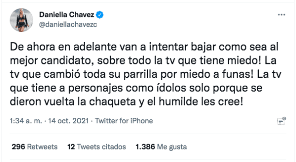 Daniella Chávez promete OnlyFans gratis si gana su candidato presidencial.(1)