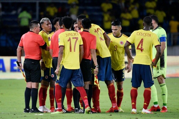 Colombia fue puros reclamos tras la aparición del VAR. Foto: Getty Images