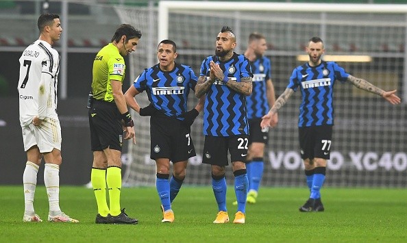 Alexis Sánchez y Arturo Vidal no fueron considerados en Inter contra Lazio.