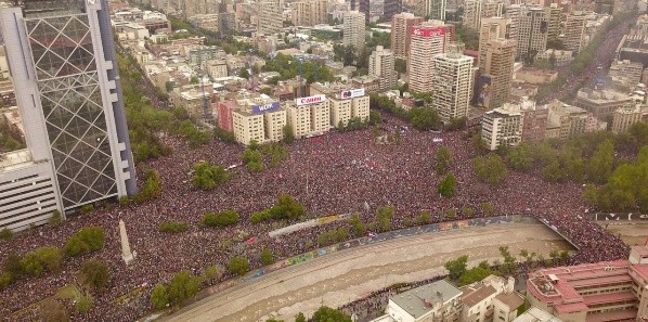 Mas de un millón de personas en Marcha mas grande de Chile | Foto: Agencia Uno