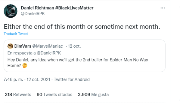Daniel Richtman en Twitter