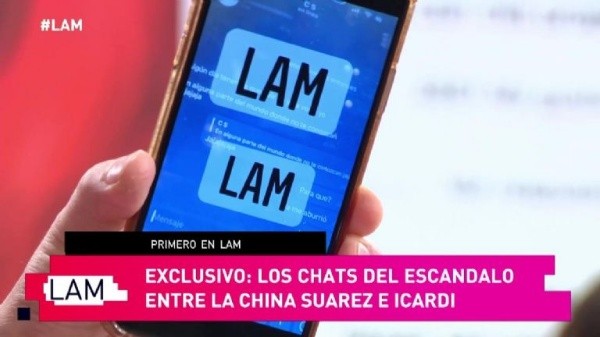 Filtran escandalosos chats entre Mauro Icardi y China Suárez: Los mensajes expuestos en el programa Los Ángeles a la Mañana.