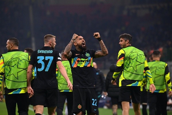 Arturo Vidal fue la gran figura en el triunfo del Inter de Milán ante el Sheriff por la Champions League. Foto: Inter