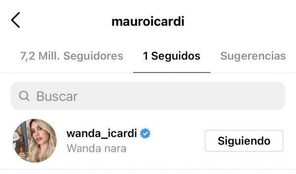 Solo Wanda Nara tendrá disponible para mirar en sus historias de Instagram Mauro Icardi