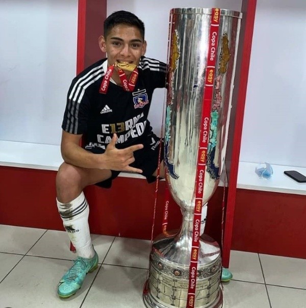 Joan Cruz campeón de Copa Chile con Colo Colo.