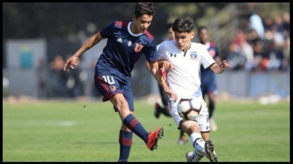 Cruz en las juveniles de Colo Colo.