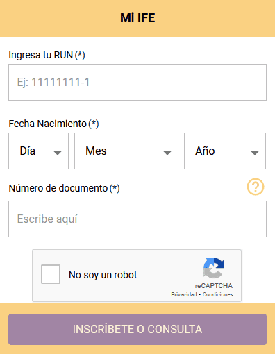 IFE: ingresodeemergencia.cl
