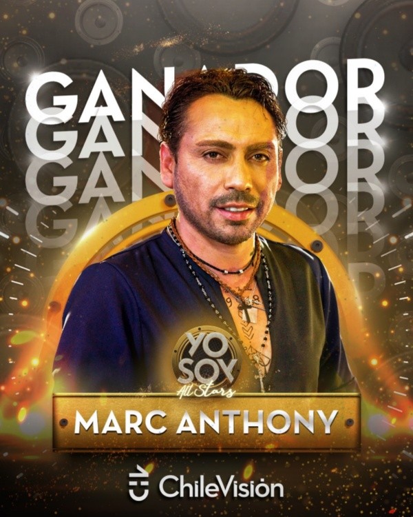 Fermín Opazo, el imitador de Marc Anthony, fue el ganador de la gran final de    Yo Soy All Stars.