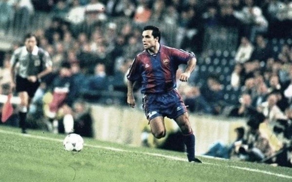 Sergi Barjuán como jugador del Barcelona (Archivo)