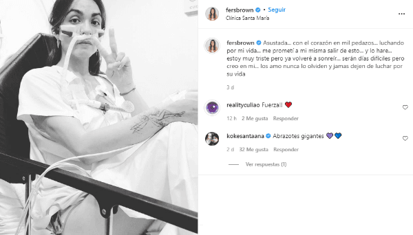 Fernanda Brown en Instagram