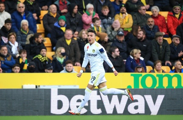 Rodrigo puso el gol decisivo para la victoria del Leeds. (Foto: Getty Images)