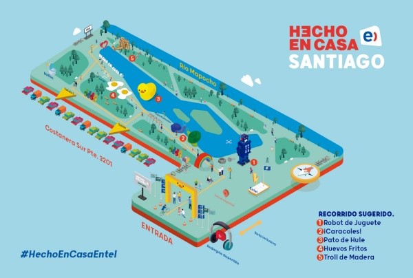 Distribución obras en el Parque Metropolitano