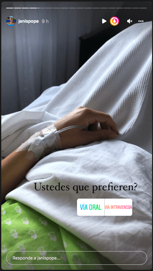 ¿Por qué Janis Pope tuvo que ser hospitalizada?(1)