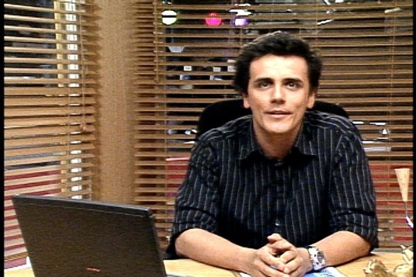 Sergio Lagos en 2003 para Protagonistas de la Fama.
