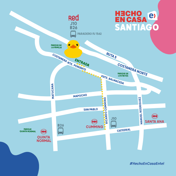 Mapa Parque de la Familia | Foto: Hecho en Casa