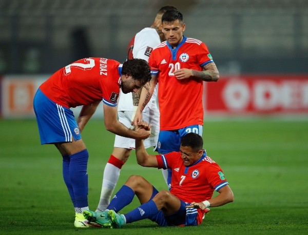 Junto a Alexis Sánchez compartió en la última fecha de Eliminatorias con los duelos ante Perú, Paraguay y Venezuela