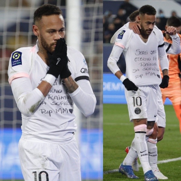 Neymar dedicó sus goles a su fallecida amiga,Marília Mendonça, quien murió a los 26 años en una tragedia aérea.
